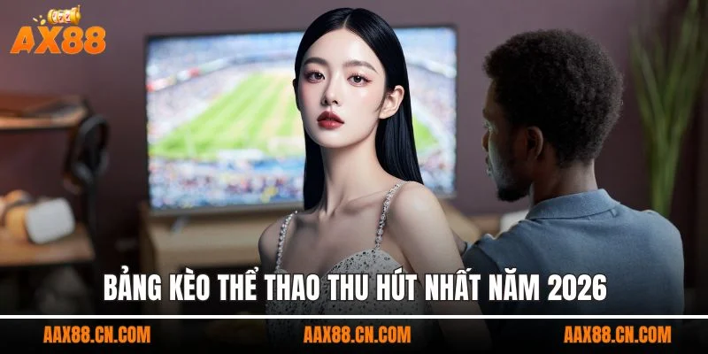Bảng kèo thể thao thu hút nhất năm 2026
