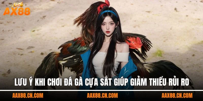 Lưu ý khi chơi đá gà cựa sắt giúp giảm thiểu rủi ro