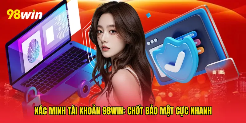 Xác minh tài khoản 98win: Chốt bảo mật cực nhanh